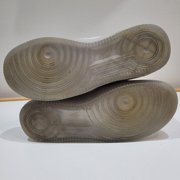 Nike AF1 Hightops,  clear tone sole - Picture 10 of 15